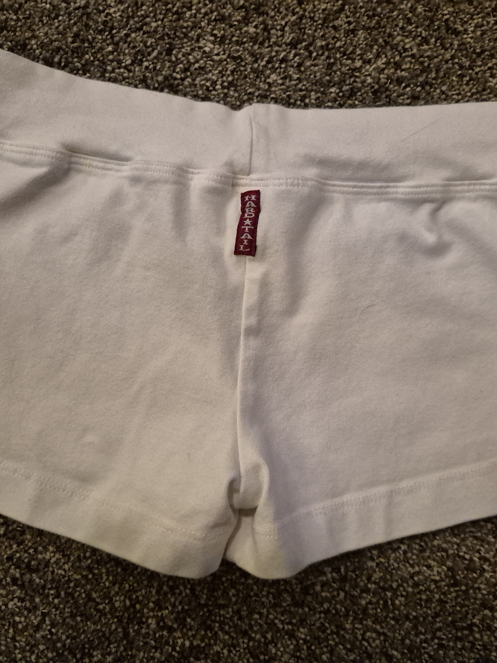 White Women's Cotton Stretch Shorts - Hard Tail ***INVENTORY CLEARANCE***